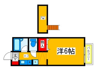 ハイツフラワーの物件間取画像